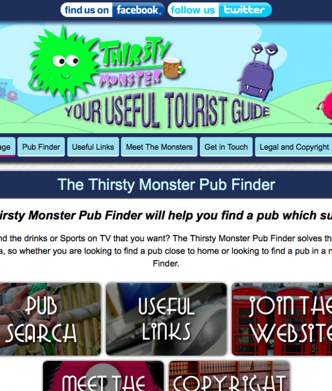 Thirsty Monster Pub Finder